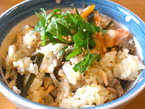リメイクレシピ☆鮭の炊き込みご飯